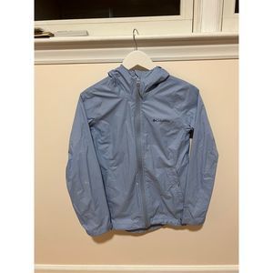Columbia Women's Size XS Periwinkle Blue Purple Rain Jacket Coat Waterproof
